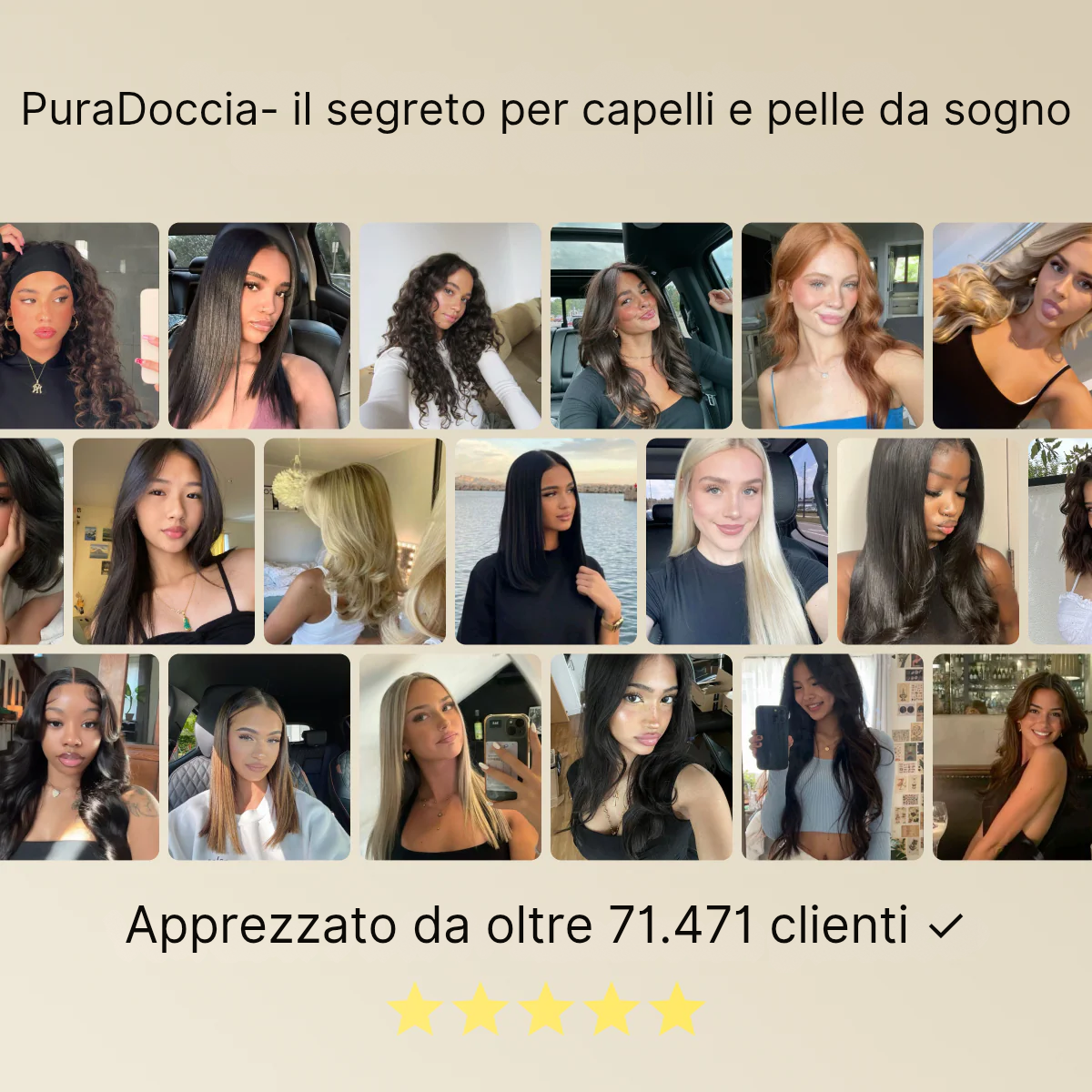 PuraDoccia™ Elite: Soffione Ionico 3-in-1